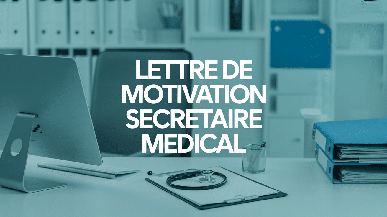 Bureau médical moderne pour lettre de motivation secretaire medical