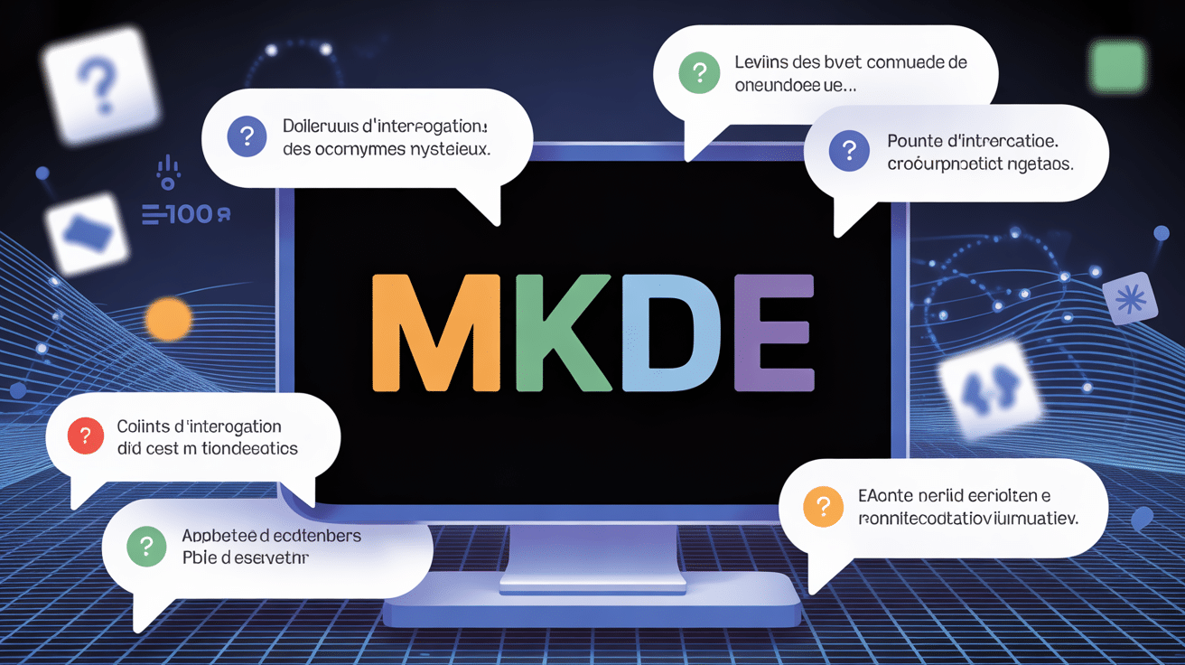 mkde signification écran dialogue acronymes digitaux