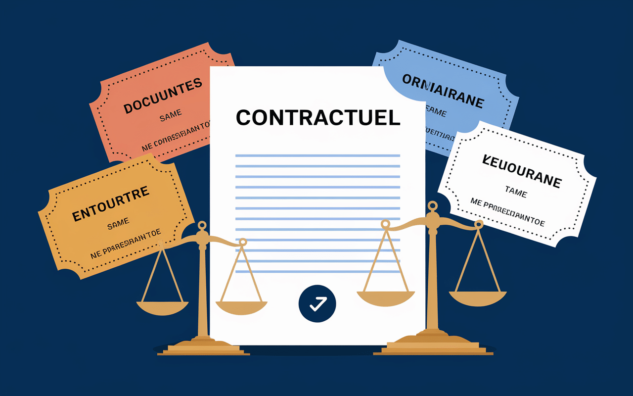 modèle clause ticket restaurant dans le contrat de travail illustration encadrement