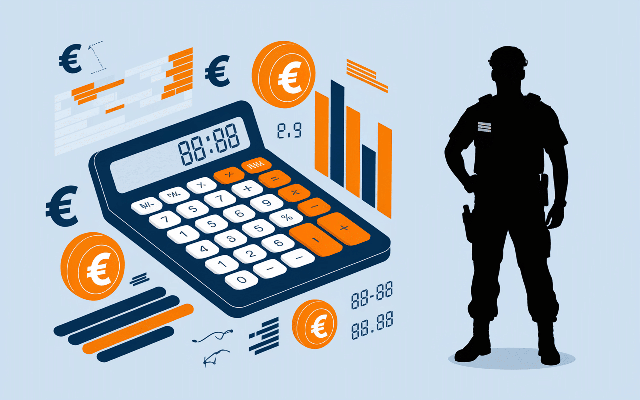 Infographie salaire GIGN calcul et chiffres