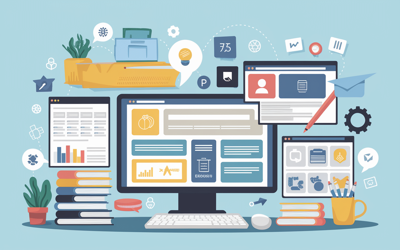 tableau de bord touraine eschool illustration