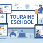 interface touraine eschool sur ordinateurs et tablettes