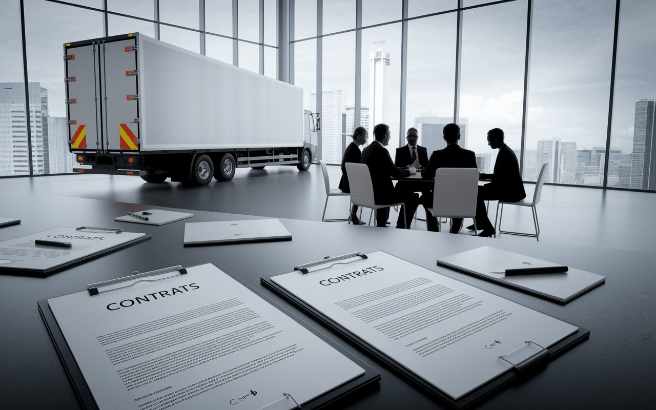 déchargeant contrat transport équipements