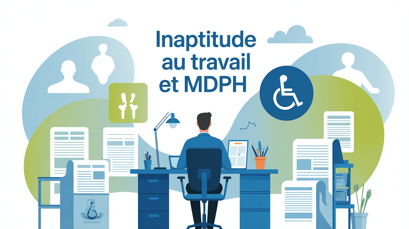 inaptitude au travail et mdph illustration titre