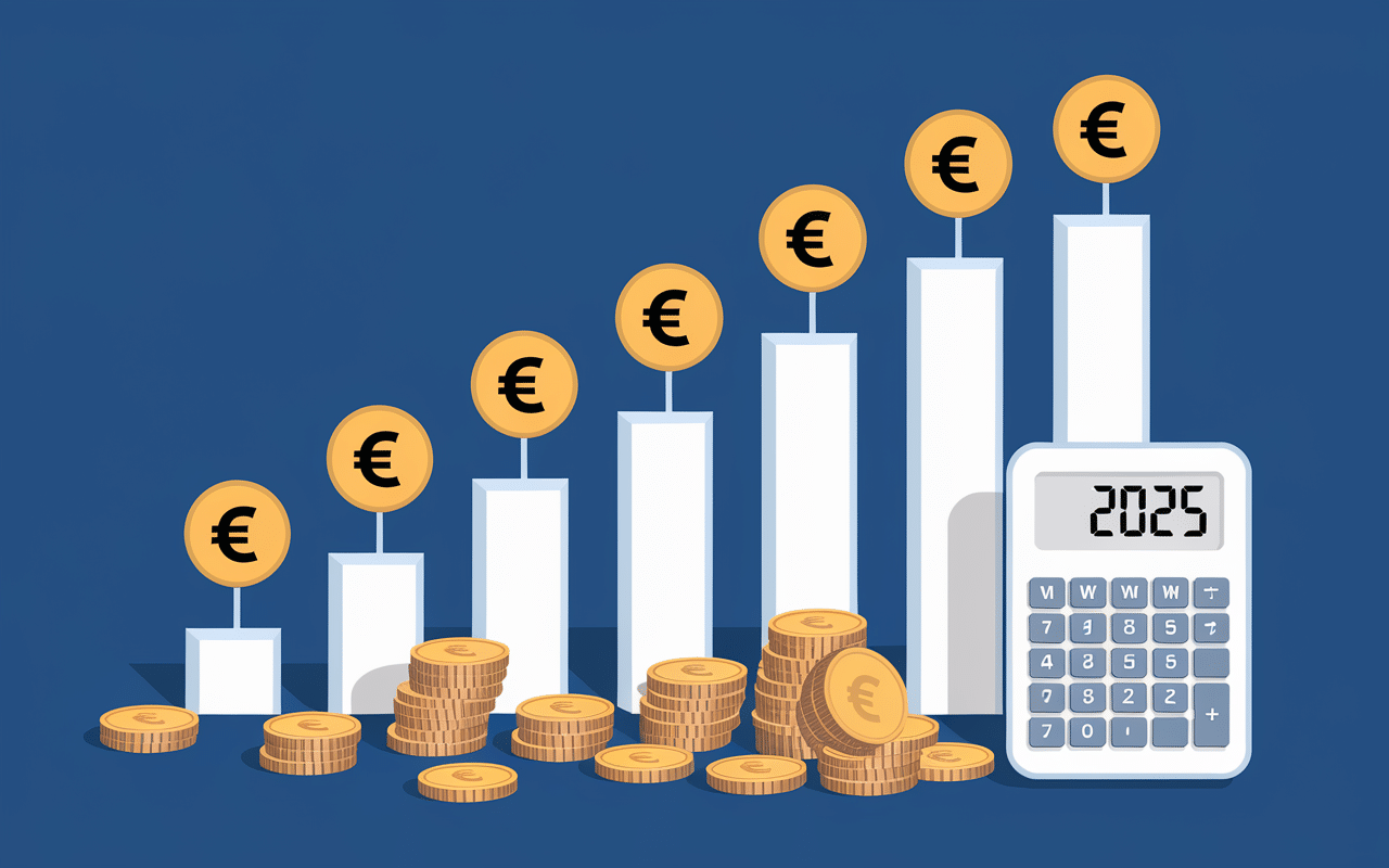 smic belgique 2025 evolution smic barre graphique