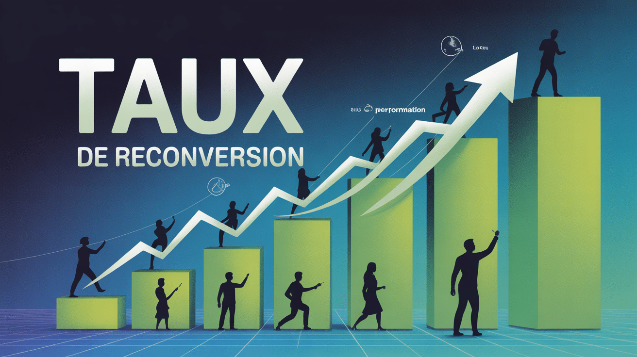 Illustration taux de reconversion et croissance