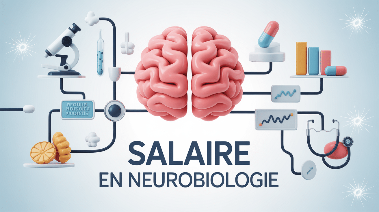 Illustration neurobiologie salaire secteurs et revenus