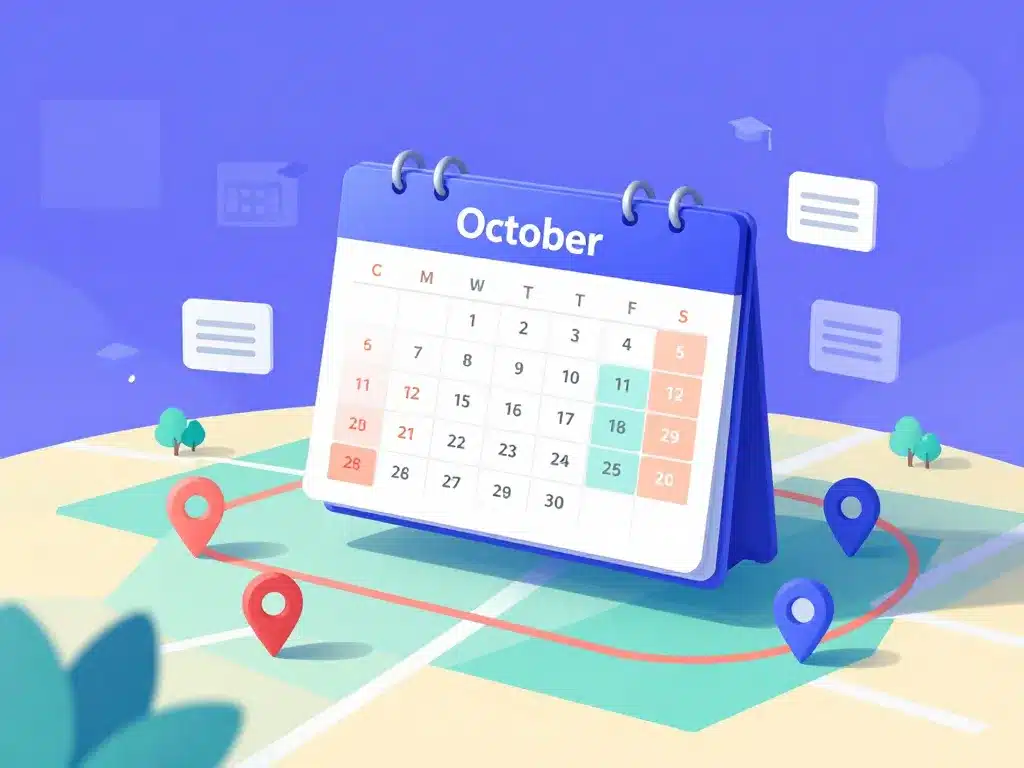 Carte et calendrier portes ouvertes octobre 2024