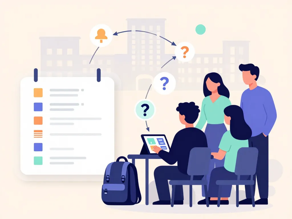 Préparation visite portes ouvertes octobre 2024