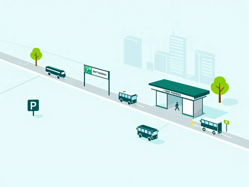 accès agence bnp paribas - paris porte doree 12e itinéraire