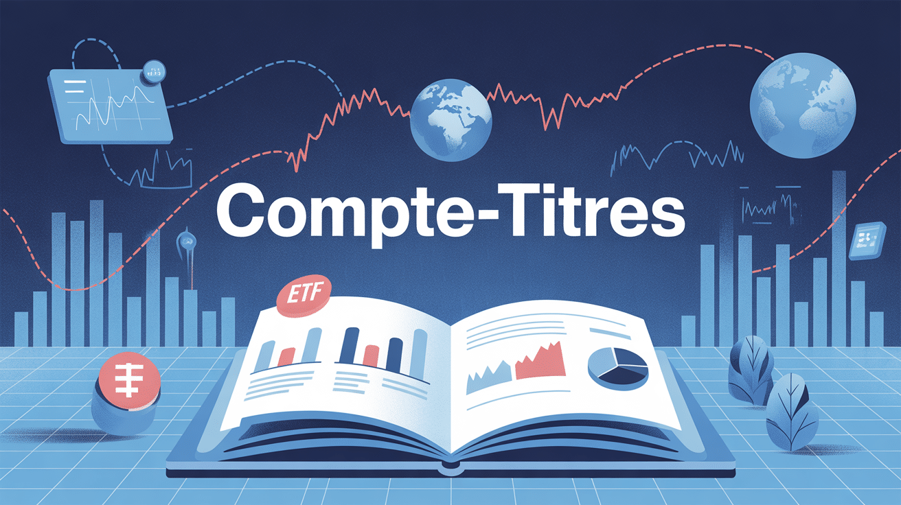 illustration c est quoi un compte titre investissement bourse
