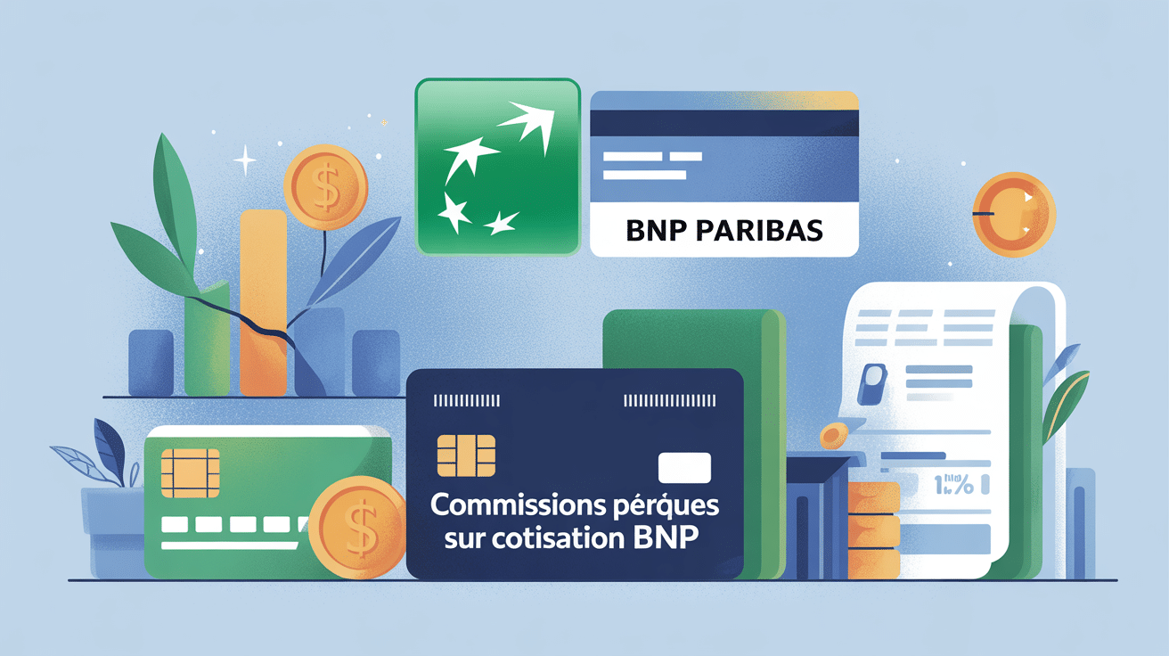 commissions percues cotisation bnp illustration frais bancaires