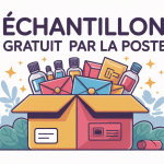 échantillon gratuit par la poste dans boîte aux lettres