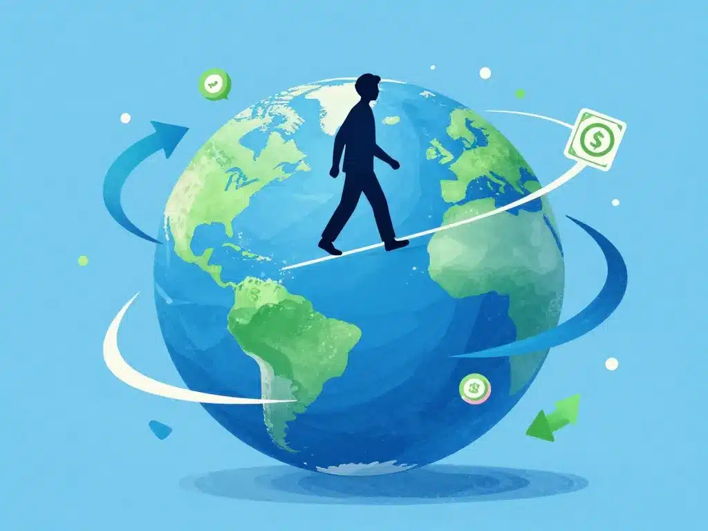 illustration reduction frais offre globe trotter credit agricole pour voyageurs