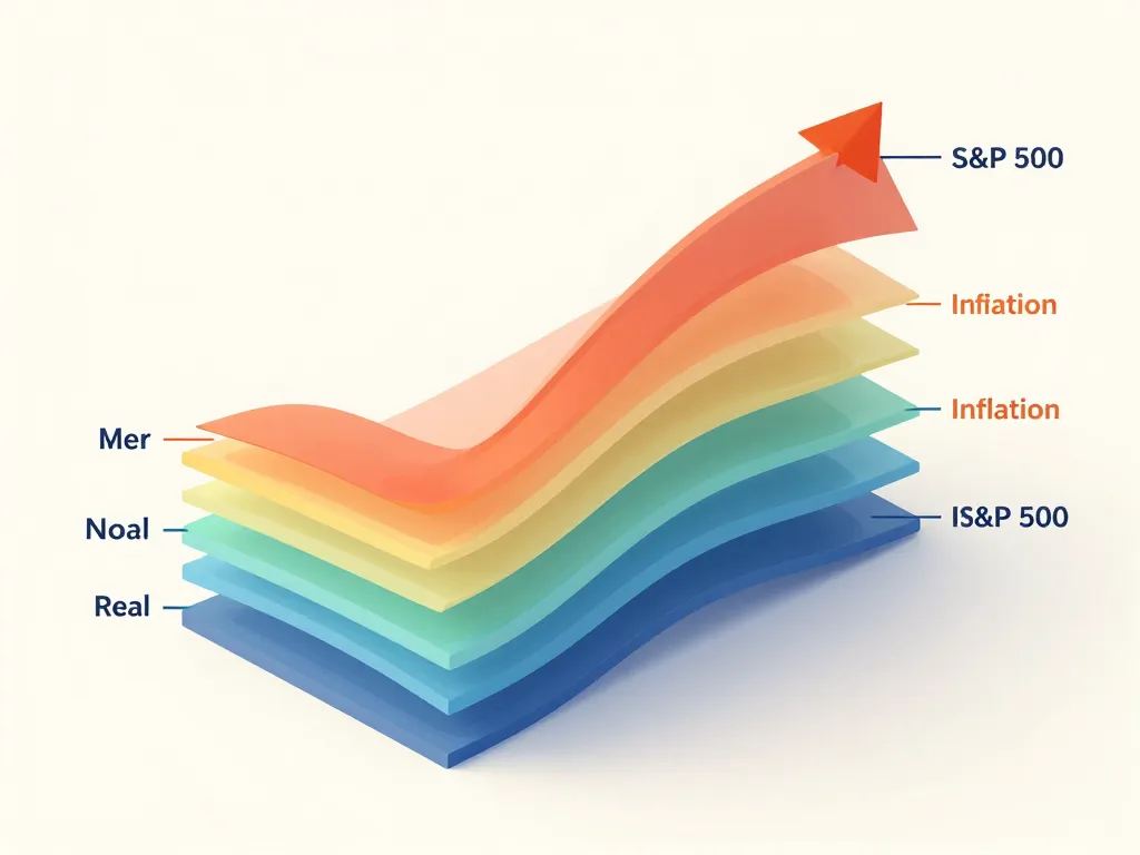 Diagramme concept rendement S&P 500 10 ans