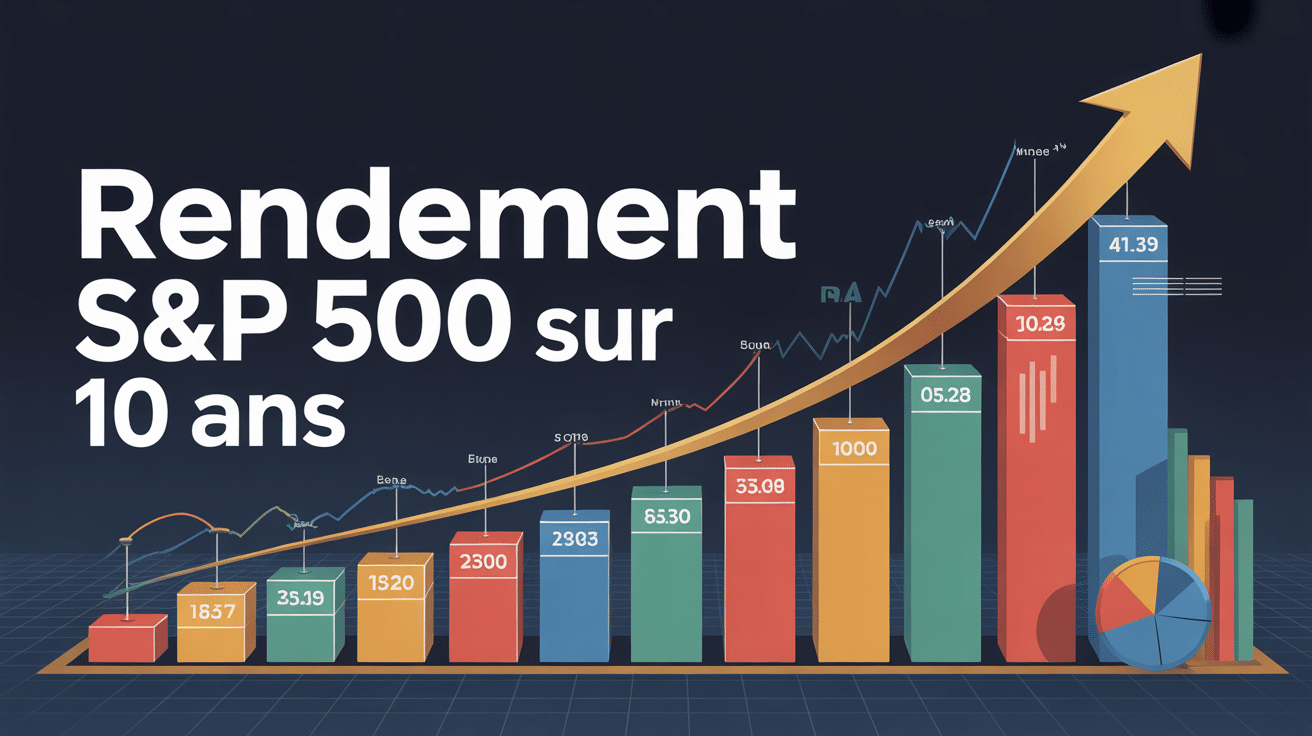 Courbe rendement S&P 500 10 ans illustration