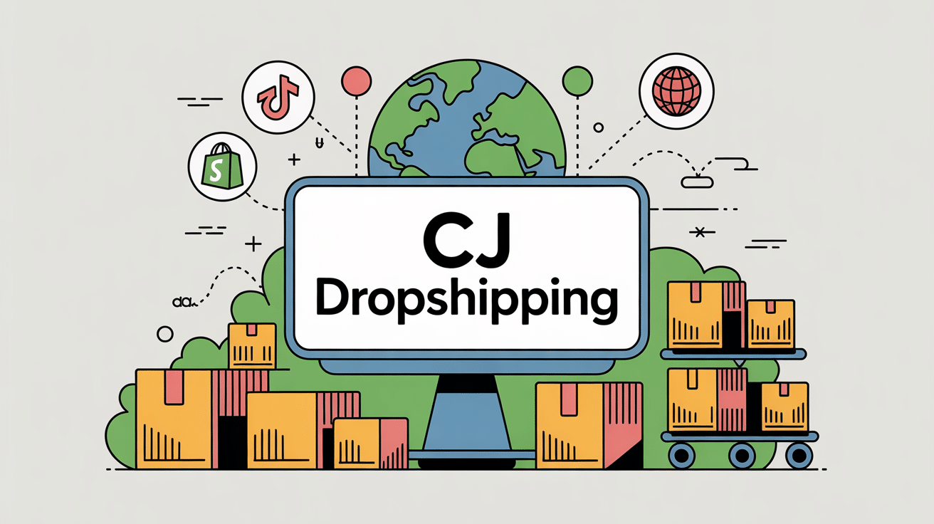 Illustration centrale CJ Dropshipping logistique mondiale
