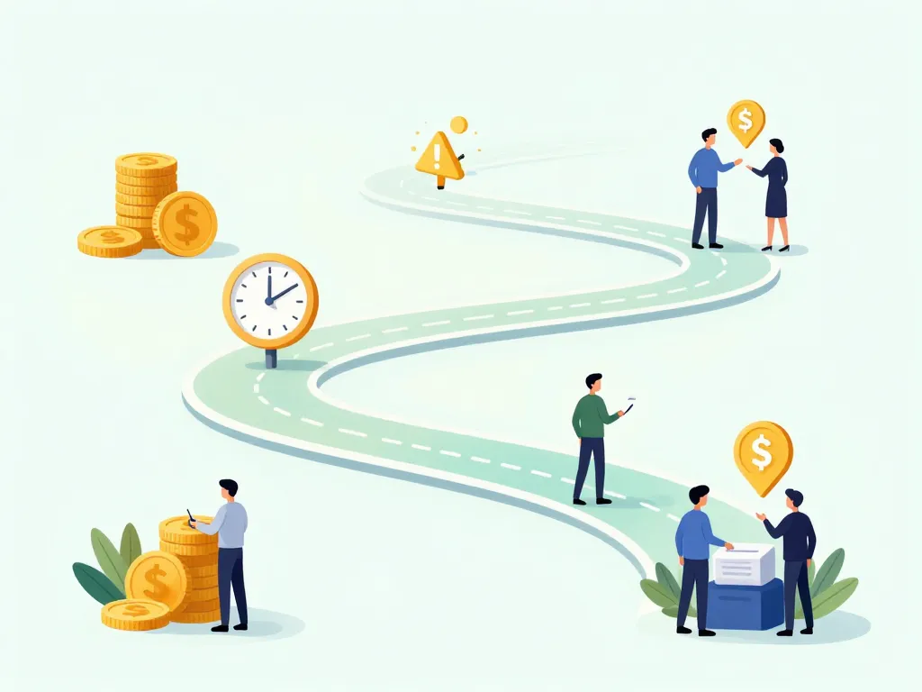 métaphore visuelle gestion projet développement saas sur mesure