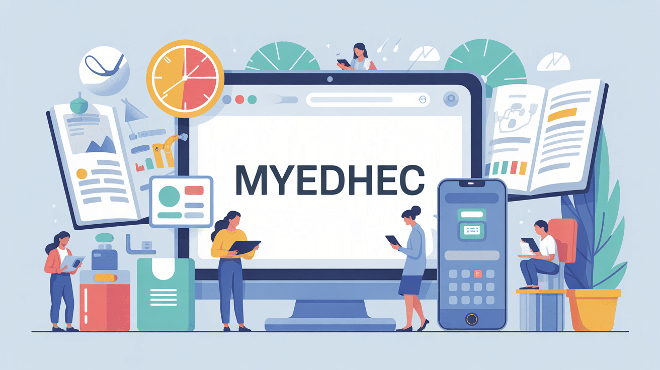 myedhec portail illustration étudiants