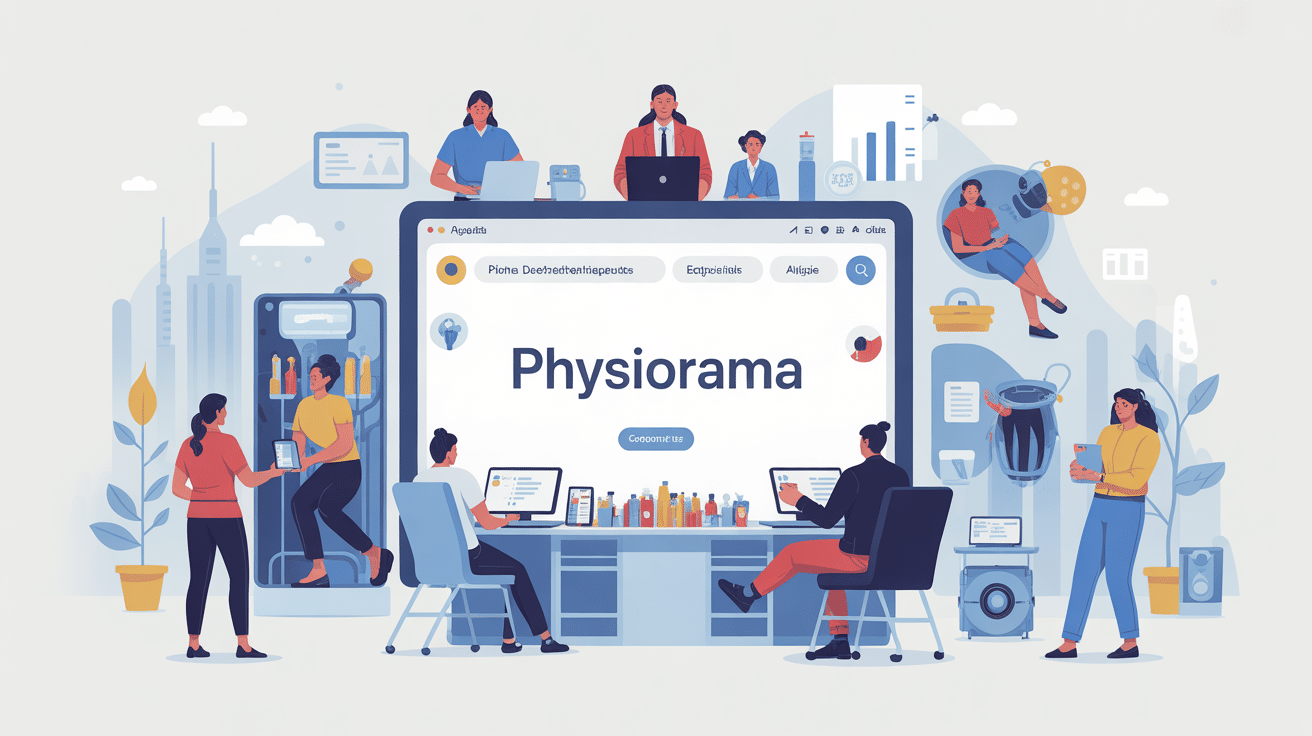 Illustration Physiorama site emploi matériel kinés France