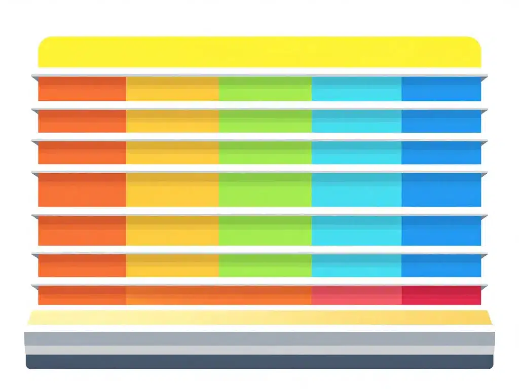 planogramme schéma structuré catégories magasin