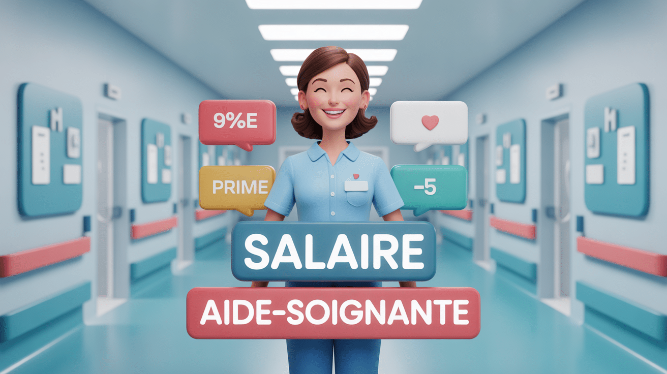 salaire aide soignante illustration centrale milieu hospitalier