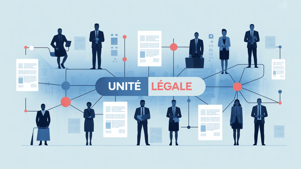 Illustration unité légale administration entreprises