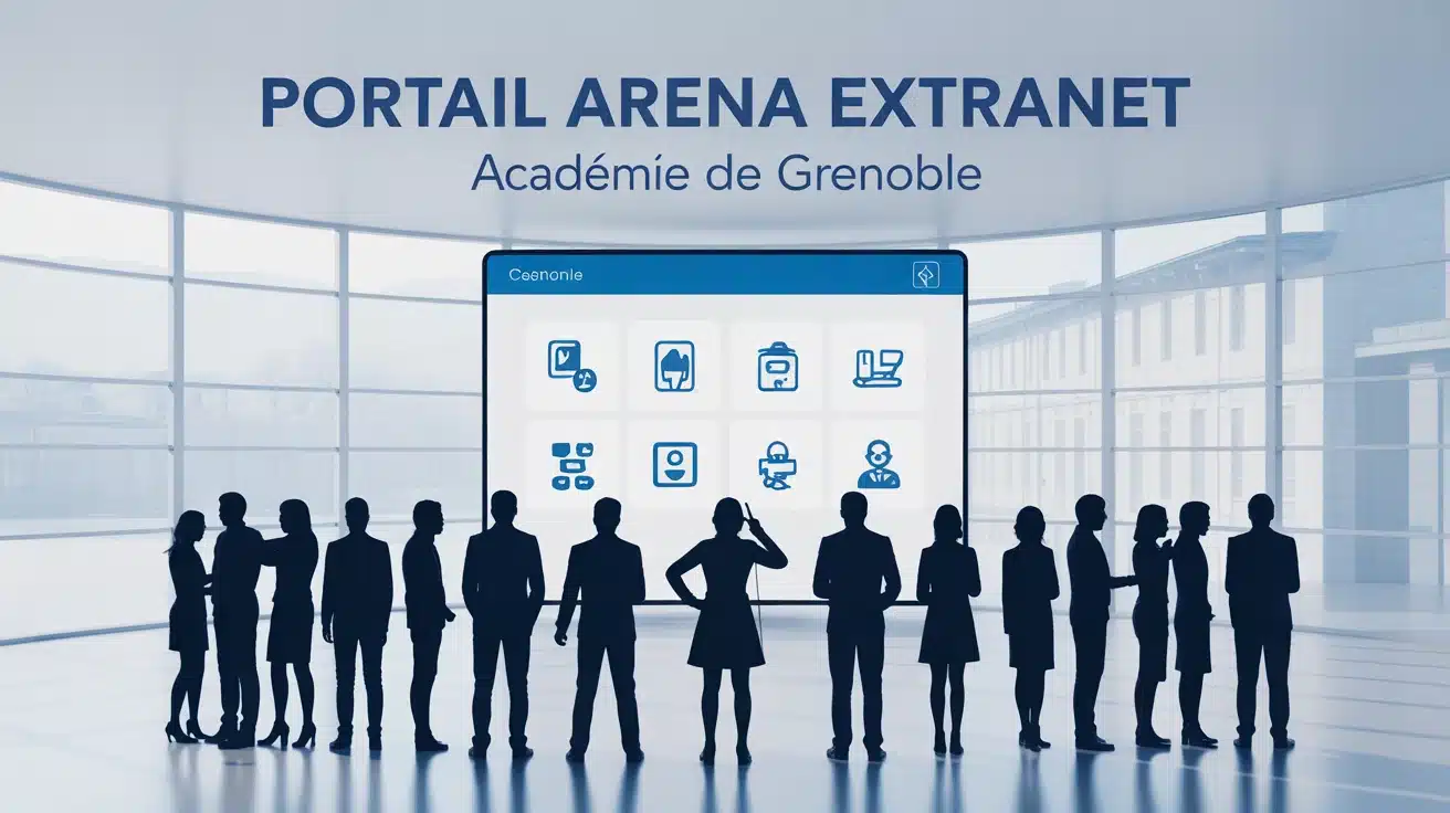Illustration portail Arena Extranet académie de Grenoble moderne et sécurisé