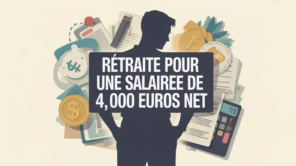 illustration retraite pour un salaire de 4000 euros net personne active finances