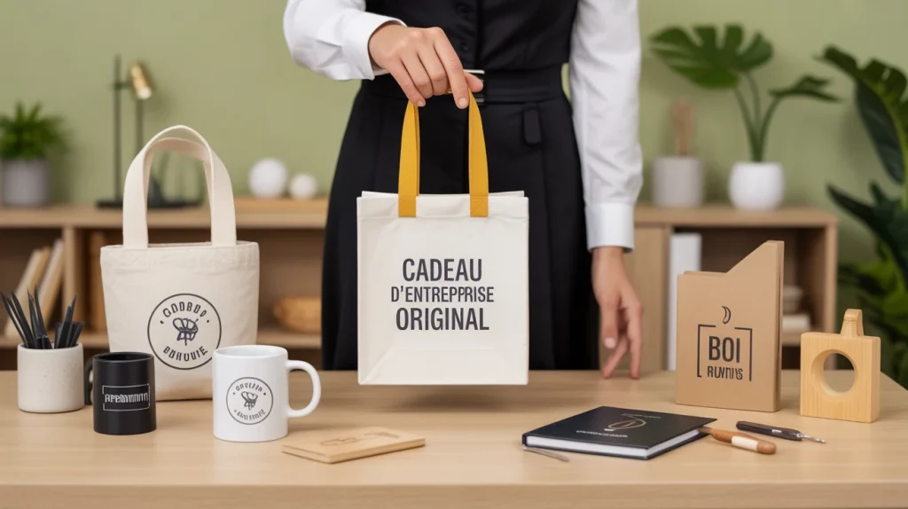 cadeau entreprise original sur bureau moderne