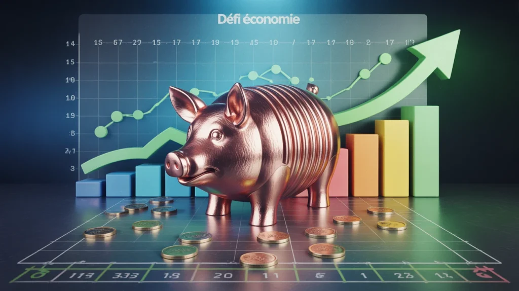 defi economie tirelire grille suivi