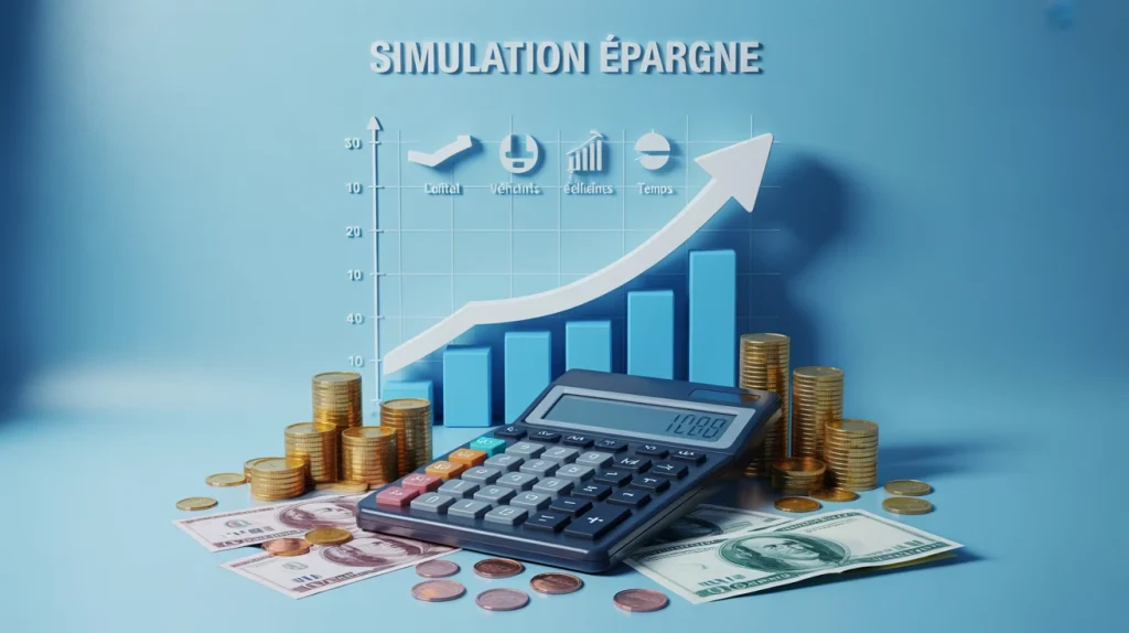 epargne simulation calculatrice graphique croissance
