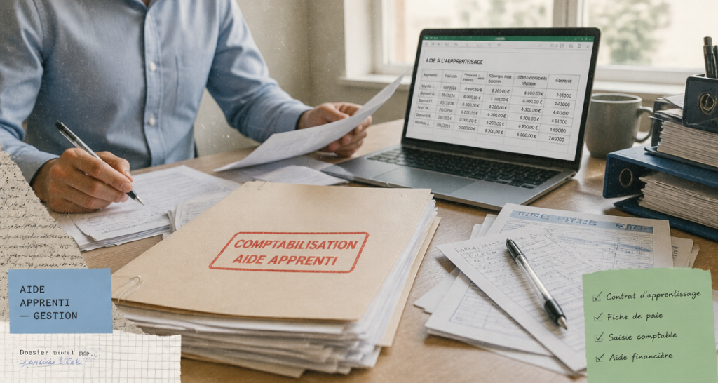 comptabilisation aide apprenti documents paie