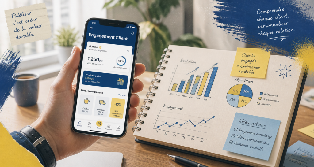 customer engagement application fidélité smartphone