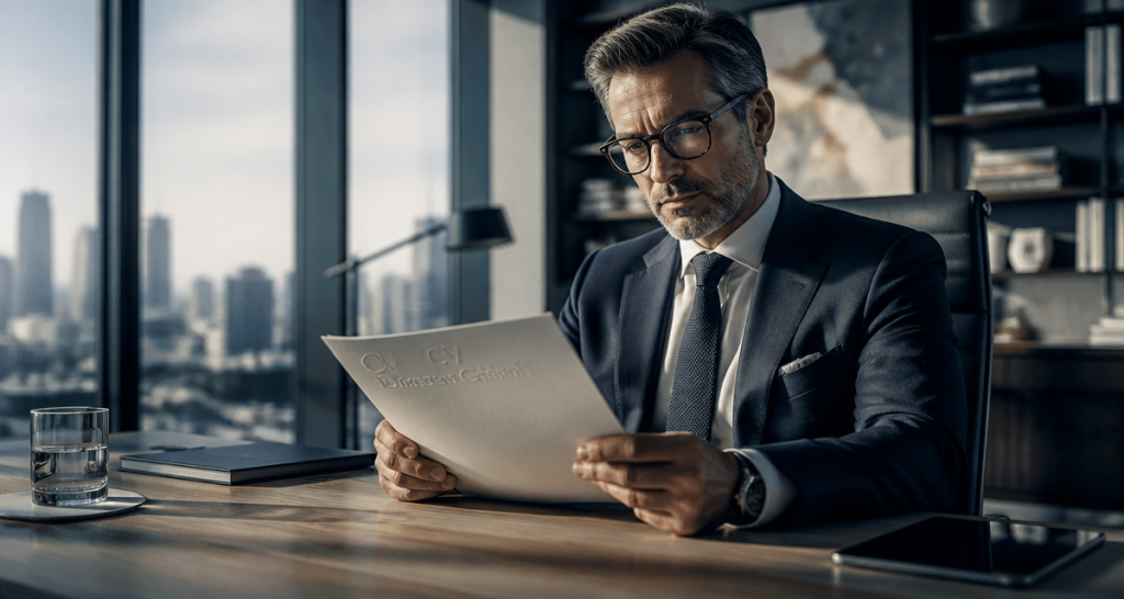 cv directeur général consultant un cv dans un bureau