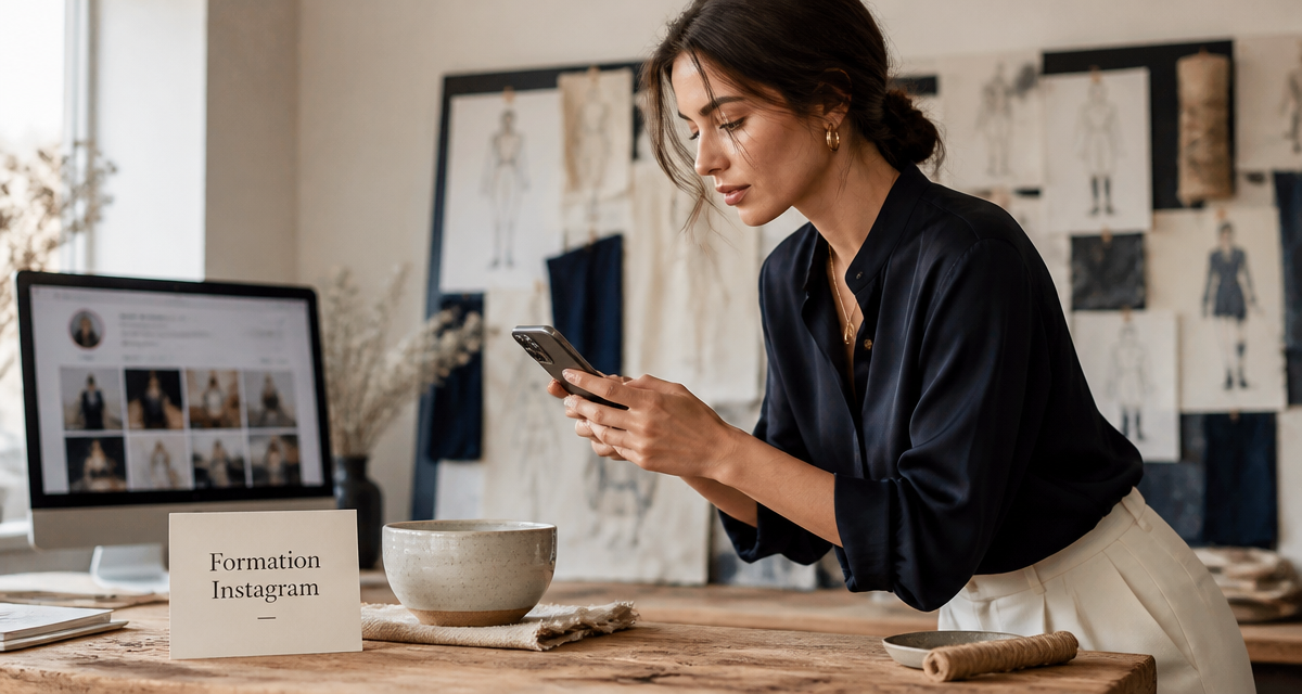 formation instagram entrepreneure smartphone produit