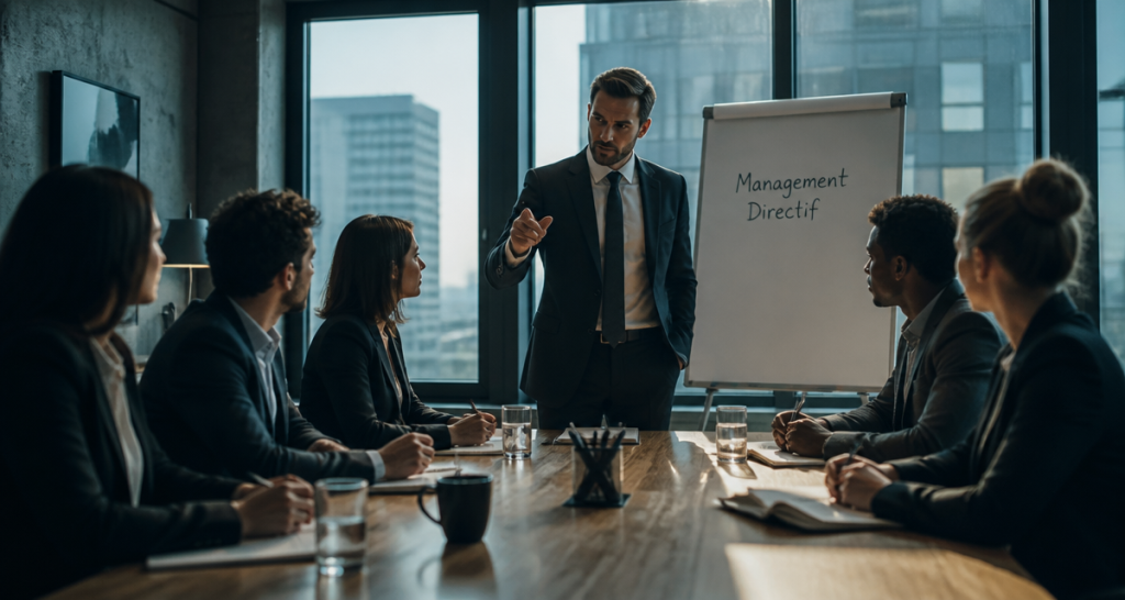manager management directif donne instructions