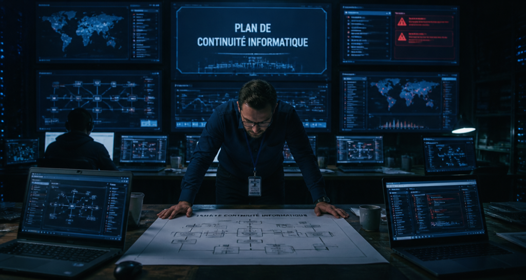 plan de continuité informatique salle de contrôle