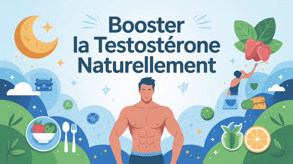 illustration booster testosterone naturel homme optimisation hormonale