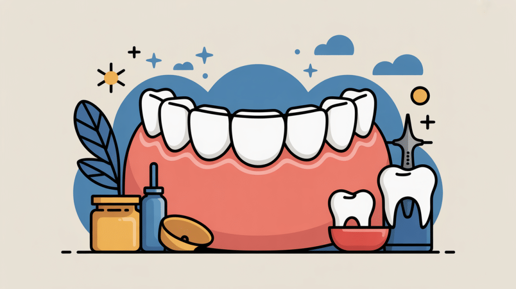 bridge dentaire collé durée de vie illustration entretien