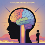 Carte émotionnelle du dos colonne zones émotions
