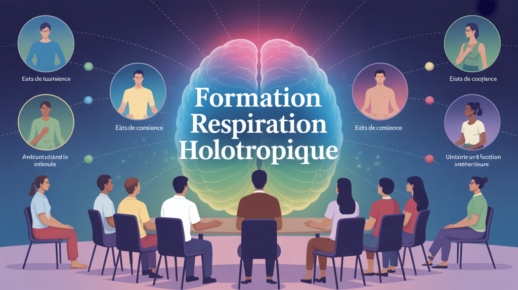 formation respiration holotropique illustration groupe séance confiance