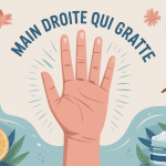 illustration gratter la main droite signification et solutions
