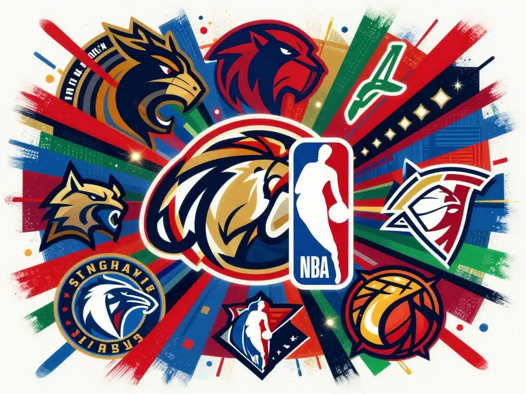logo equipes nba symboles et couleurs franchises