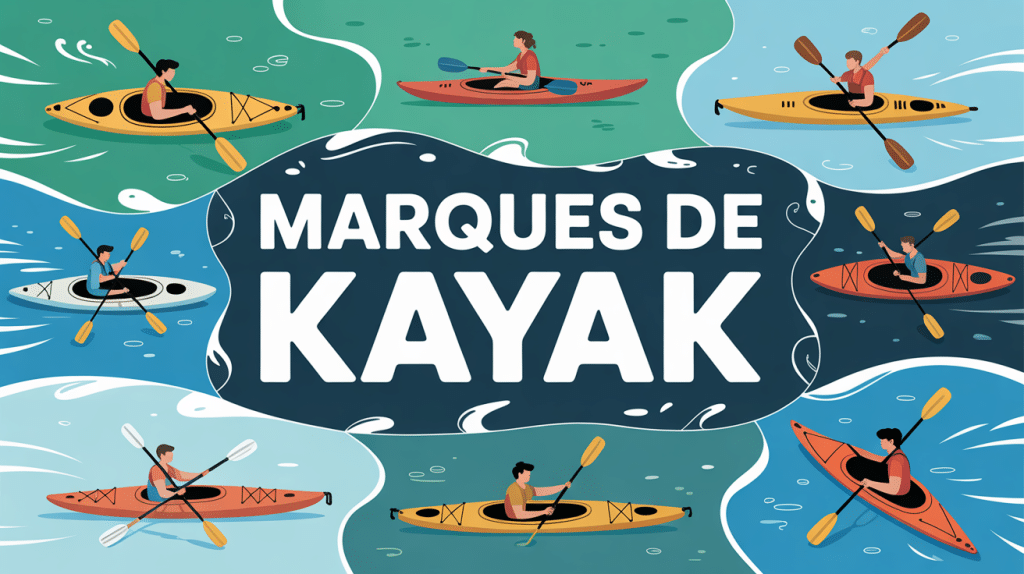 illustration dynamique de marque kayak