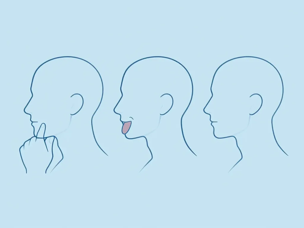 diagramme exercices muscler sa machoire