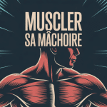 illustration stylisée muscler sa machoire profil
