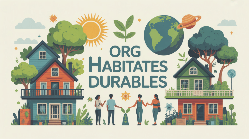 org habitats durables univers coopératif maisons écologiques