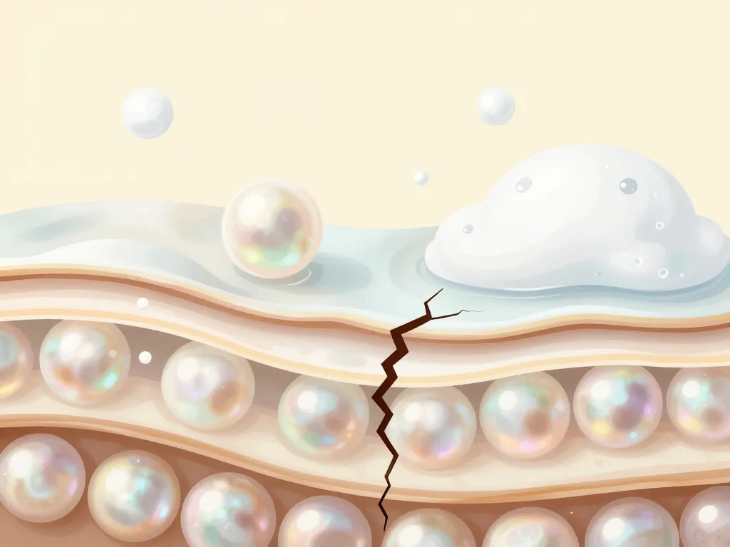 peut on se laver avec des perles de culture effet eau savon sur nacre