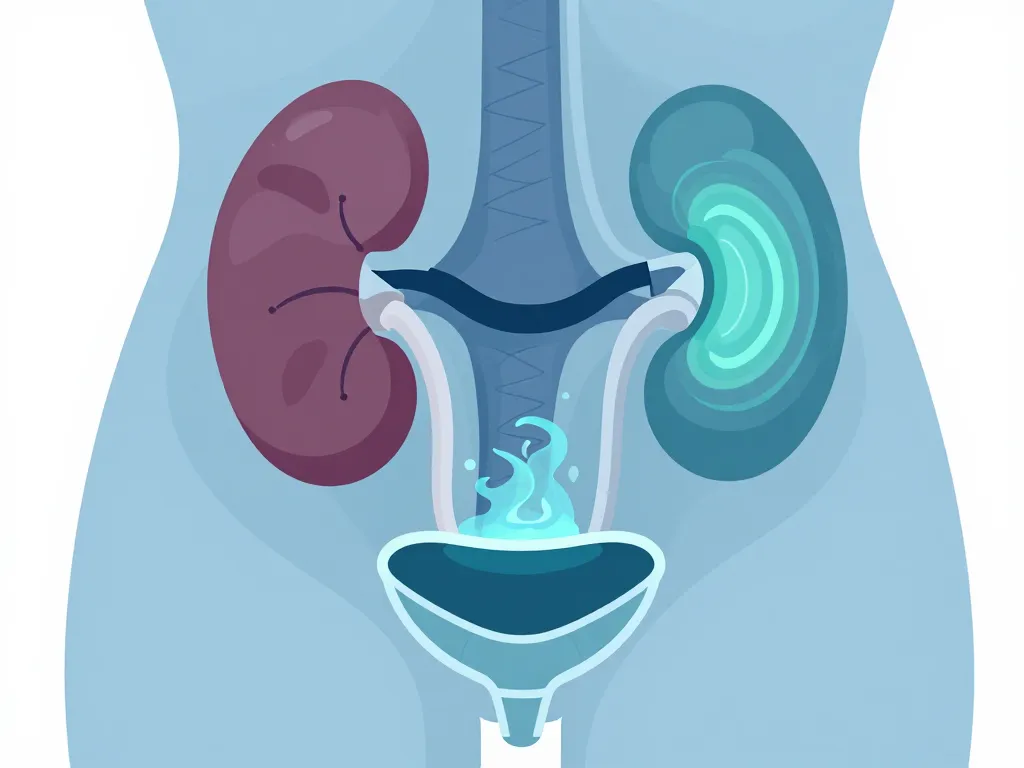 schéma douleur insupportable sonde jj voies urinaires